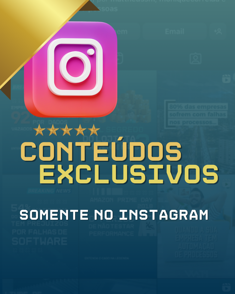 Você já segue a gente no Instagram?