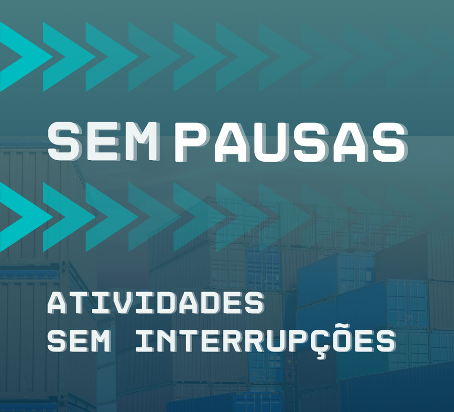 Sem pausas. Sem gargalos.