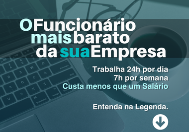 Esse “funcionário” não erra, não atrasa, não falta.